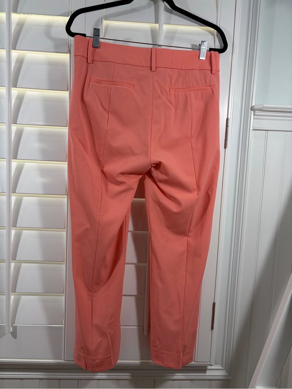 NWT J. Crew Italian Stretch Wool Tollegno 1900 Bright Coral Trousers (8) - Picture 4 of 9